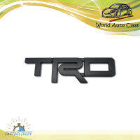 โลโก้ "TRD" size L สูง 7.5เซน สีดำด้าน ไฮลัค รีโว้ ร็อคโค  สี ดำ Hilux Revo, Rocco Toyota 2 , 4 ประตู ปี2014-2018 มีบริการเก็บเงินปลายทาง