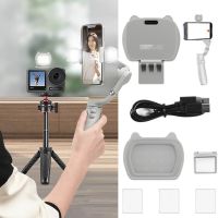 ที่ยึดโทรศัพท์เติมสำหรับ Om 5/6 /Se ปรับความสว่างได้อุณหภูมิสี Osmo Mobile 6 Gimbal อุปกรณ์หนีบ