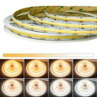 10M COB LED Strip Lights 12V Light tape 320LEDs/M High Density Flexible LED Light Tape 3000K 4000K 6000K Kitchen Room Decor 1-5M LED Strip Lighting