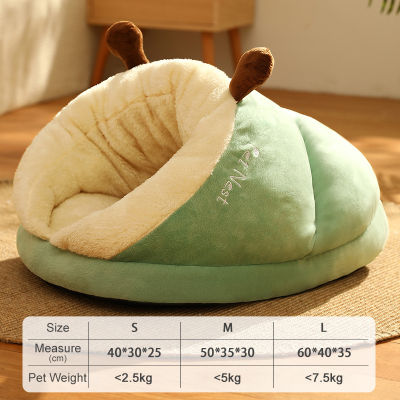 Sweet Cat Bed Winter WARM Plush House Cozy Kitten Cushion Cat Basket Little Mat Cat House Supplies For Small Medium Cats