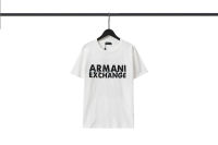 [ผ้าฝ้าย100%] ต้นฉบับ Armani เสื้อยืดคอกลมผู้ชายและผู้หญิงคู่เสื้อยืดลำลองฤดูร้อนเบาและระบายอากาศเสื้อยืดกีฬา