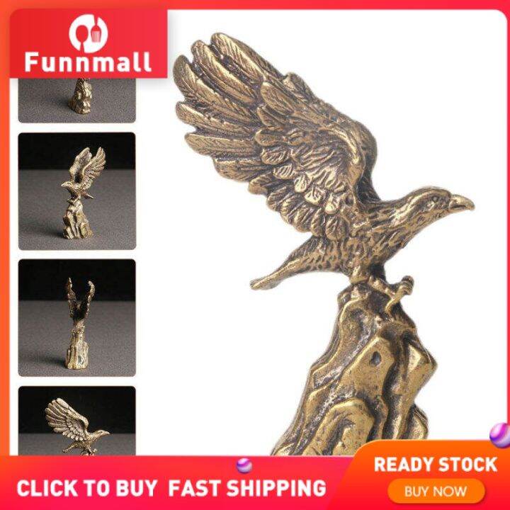 Funnmall Desktop Eagle Figurine Simulation Eagle Sculpture Eagle ...