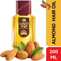 Bajaj Almond Drops Hair Oil น้ำมันอัลม่อน บำรุงเส้นผม 200ml.