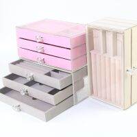 Jewelry Storage Box Large Capacity Transparent Box Multi-Layer Earrings Rings Necklace Box Home Drawer Style Jewelry Box