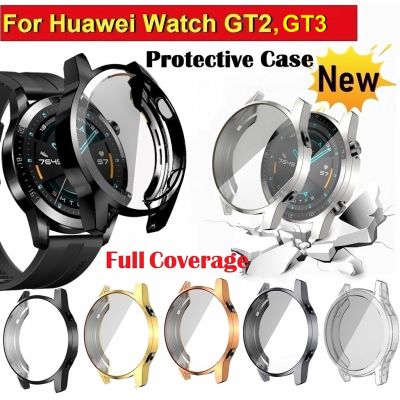 เคส Huawei watch GT 3 / Huawei GT2 เคสกันรอย TPU  กันกระแทก สำหรับ Huawei Watch GT2 46 มม. 42มม Huawei watch GT3 Case QC7311029