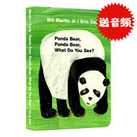 Original English original English original panda bear, panda bear, what do you see cardboard book panda Eric Carle grandpa Ivy League dad book list recommendation