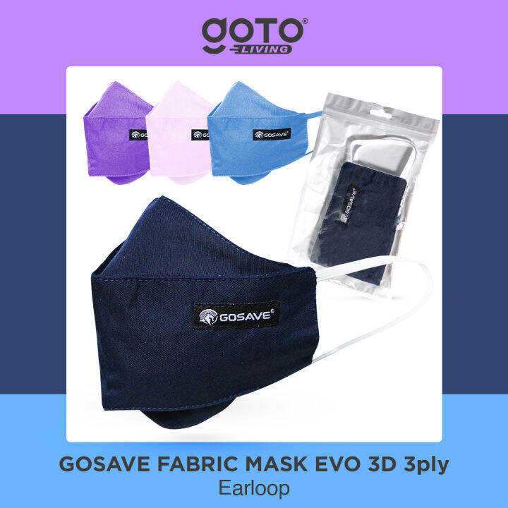 masker kain evo 3 ply