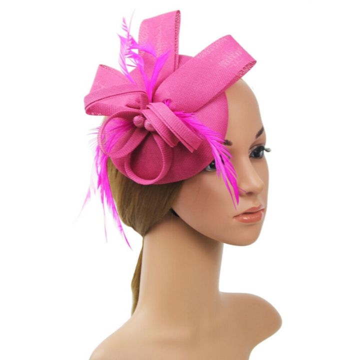 cw-ladies-fascinator-feather-hat-headband-wedding-mesh-headpiece-bandage-bandanas-hairbands-hair-accessories