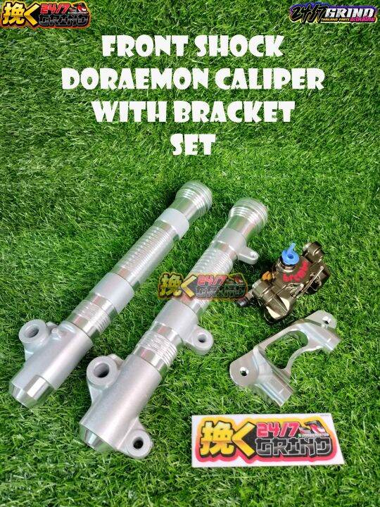 BREMBO DORAEMON CALIPER WITH FRONT SHOCK AND CNC BRACKET SET HONDA