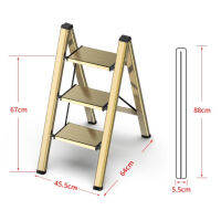 DT39-3 บันไดเหล็กสีทอง 3 ชั้น บันได ข1-2