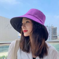 หมวกใส่ได้ "สองด้าน" หมวกกันแดดกลางแจ้ง หมวกเดินเขา หมวกถัง Double-sided sun hat