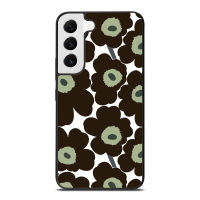 MARIMEKKO ดอกไม้รูปแบบสำหรับ Samsung S22 S20 Plus S21 Ultra S10plus S9 S8 Note10 9 8ฝาครอบโทรศัพท์