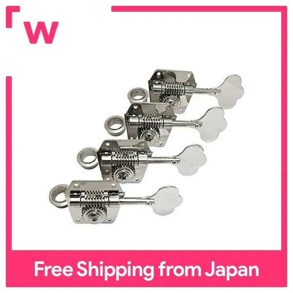 Fender Pure Vintage Bass Tuning Machines NickelPlated Steel 4 Bass