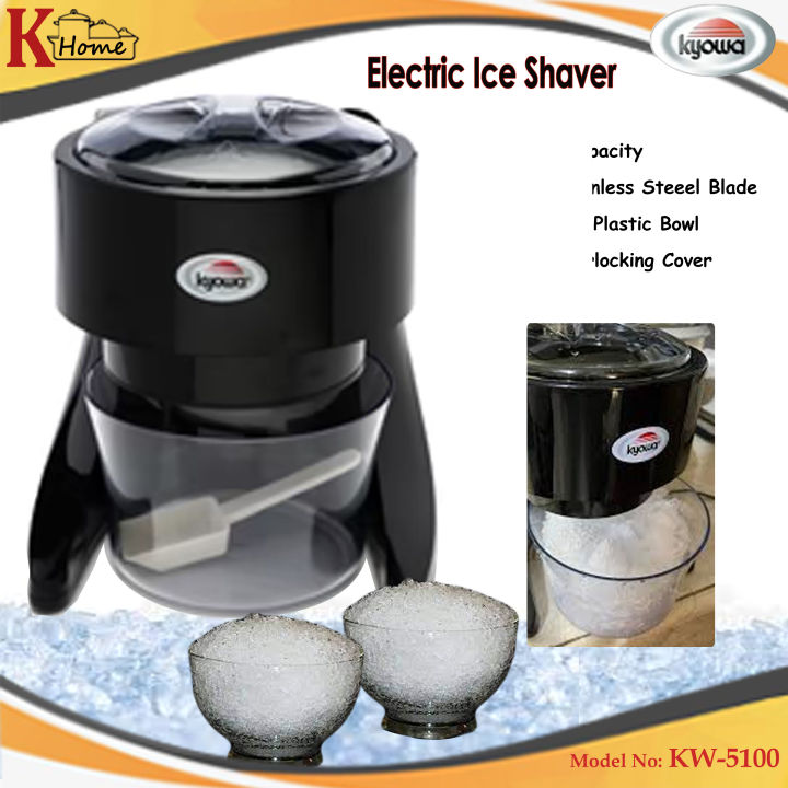 KyowaKW5100 Electric Ice Shaver with Stainless Blade/ Ice Shaver 1.0