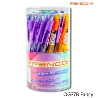 ( โปรโมชั่น++) คุ้มค่า Pencom OG37B-Fancy ปากกาหมึกน้ำมันแบบกด ราคาสุดคุ้ม ปากกา เมจิก ปากกา ไฮ ไล ท์ ปากกาหมึกซึม ปากกา ไวท์ บอร์ด