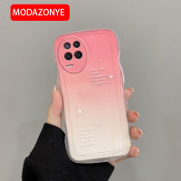 เคส TPU ผิวนิ่มหลากสีสำหรับ Realme 8 4G ซิลิโคนคลื่นน้ำกันกระแทก Realme 8 Pro Gradient Shimmer เคสใส่โทรศัพท์