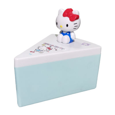 กล่องเค้กเฮลโลคิตตี้สีฟ้า สำหรับเก็บของ Box Cake Hello Kitty VaniLand