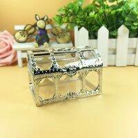 Hot Selling Vintage Transparent Pirate Treasure Storage Box Candy Trinket For Jewelry Crystal Gem Trinket Box Holder