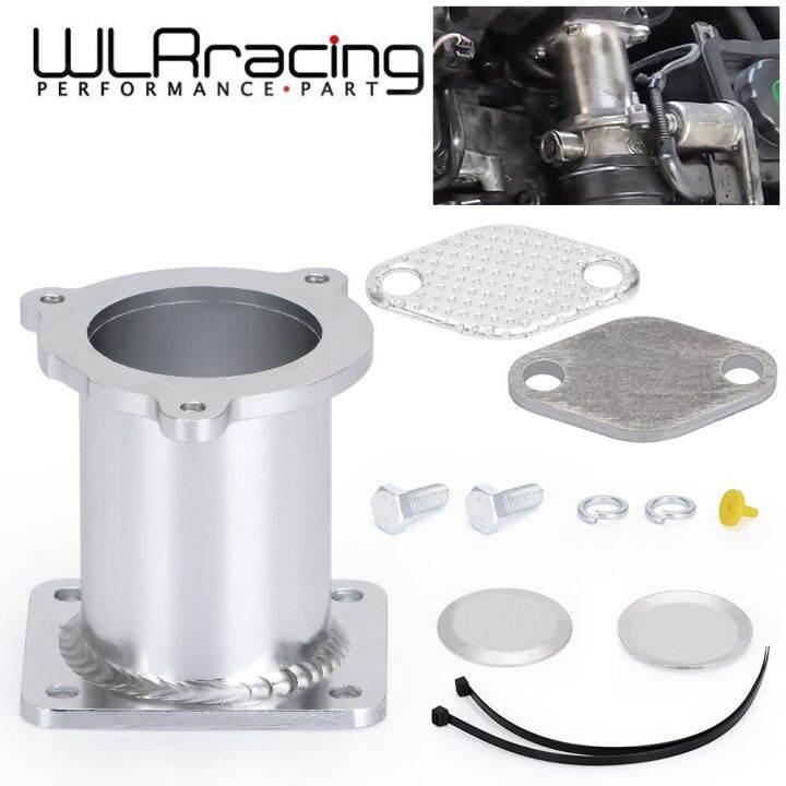 WLR RACING Aluminum EGR Removal Kit Blanking Bypass For BMW 5 Series
