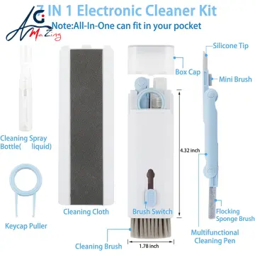 7-in-1 Camera Cleaning Kit with Replaceable Cleaning Pen, Flocking