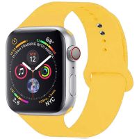 ฝาครอบสายนาฬิกาวงดนตรีสำหรับ IWatch นาฬิกายางซิลิโคนอ่อนสำหรับนาฬิกา5 4 4 44มม. 40มม. กันชน5 4 3 2 1 38มม. 42มม.