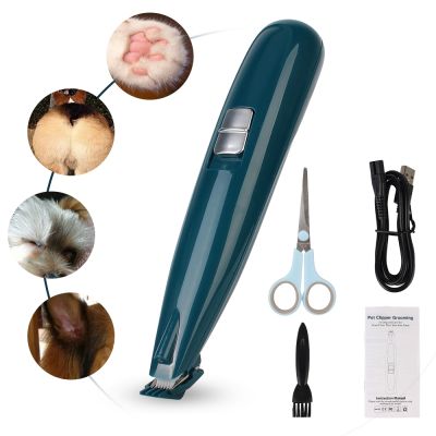 Cat and Dog Foot Hair Scissors Pet Shaver Pet Foot Hair Trimmer Low Noise Grooming Clippers Pet Accessories Electric