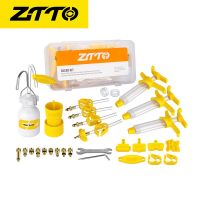 ☋﹊ ZTTO Bicycle Hydraulic Disc Brake Oil Bleed Kit Tools For MTB Road Bike Brake Oil Bleed Adapters Filling Joint Repair Tool