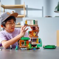 เข้ากันได้กับ Minecraft Series 21174 Modern Tree House Toys Building Blocks Puzzle KIDS assembled 60077 * # Compatible with Minecraft Series 21174 Modern Tree House Children S Puzzle assembled Building Block Toy 60077