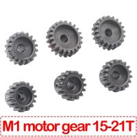 M1 5 มม. 15T 16T 17T 18T 20T 21T เหล็กโลหะเกียร์มอเตอร์ Pinion สำหรับ 1/8 1/5 1/7 Trax/เช่น XMAXX ARRMA RC รถ-final1