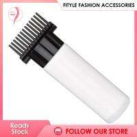 Fityle ขวด Applicator หวีรากเครื่องมือดัดยาย้อมขนแปรงล้างขวดสำหรับบ้าน DIY สีดำ