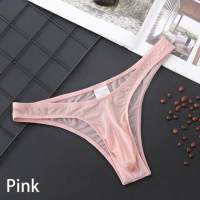 Underpants T-back Mini Lingerie Briefs Hombre Jockstrap String G Pouch Bulge Underwear Thin Ultra G-string Thong Sexy Men