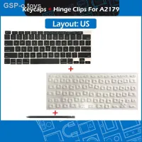 Ight☬♈Computador Portil A2179 Azerty Keycaps Clipes Conjunto Para Macbook Ar Retina 13 A2179 Chaves Dobradiças Teclado Reparação 2020 Emc 3302