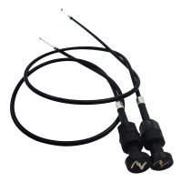 Motorcycle Push Pull Choke Throttle Cable For Yamaha PW50 PW80 Y-Zinger 1981 1982- 2001 2003 - 2009