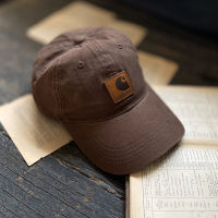 ☑Carhartt Kahart หมวกแก๊ปโผล่คู่ชายและหญิงลำลองเสื่อปิกนิกกันน้ำหมวกกีฬาเบสบอลป้องกันแสงแดด