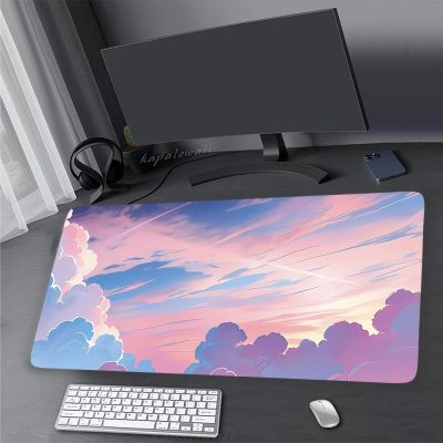 Cloud Gamer Mouse Pad Artistic Landscape Gaming Mousepad XXXL Large Rubber Desk Mat Keyboard Pads Speed Mouse Mat 900x400mm