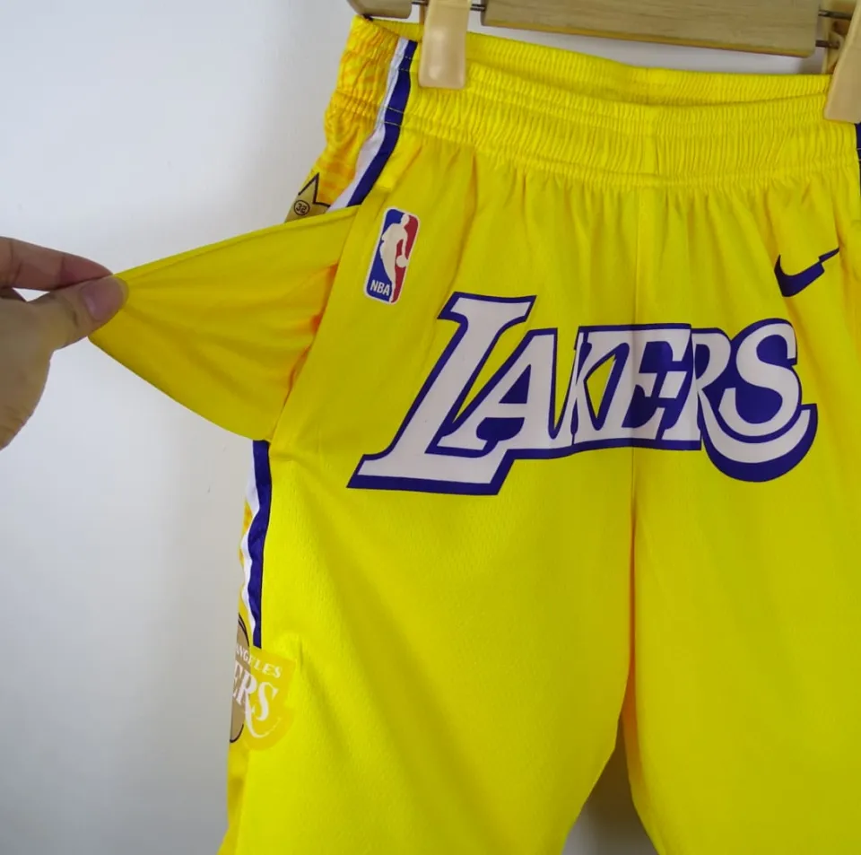 Lakers Triple Star New Design NBA Basketball Jersey Shorts For Men