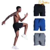 ผู้ชายกีฬาออกกำลังกายกางเกงขาสั้น  sports shorts Mens , ฤดูร้อนแห้งเร็ว, ระบายอากาศ, สไตล์แฟชั่น, การฝึกอบรมสันทนาการวิ่งออกกำลังกายกางเกง