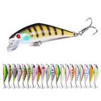 MI131 Minnow Luya Fishing Lures 6.8cm 5.2g Long Shot Submerged Short Tongue Baits Wobbler Tackle Artificial Hard  3D Fish FeederLures Baits