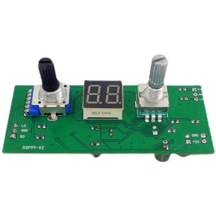 DSP Digital Reverberation Karaoke Reverb Board KTV Mixer Effector Anti