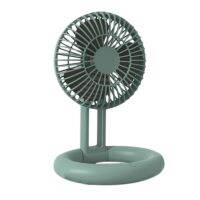 Portable Desktop Air Circulation Battery Fan-3 Speed-Compact Folding &amp; Tilt Design Small Air Cooler