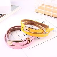 【CW】 Fashion Female Thin PU Leather Narrow Waistband Belt for Women Girl Skinny Candy Color Waist Belt Sweetness Jeans Dress Decor