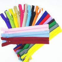 20Pcs 3# Opening Nylon Zippers Tail Resin  20Cm-60Cm Suitable For Clothing Door Hardware Locks Fabric Material