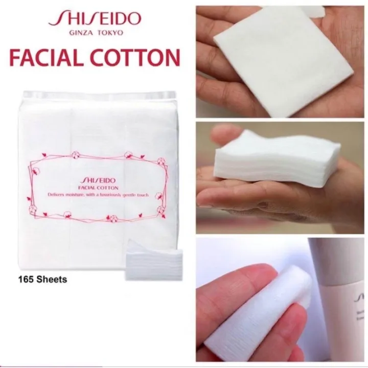 Dischetti Struccanti Shiseido - Confezione Da 165 Pezzi Per Viso Delicato - Foto 2