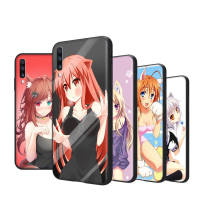 Cat Girl ซิลิโคน เคสโทรศัพท์ หรับ Xiaomi Redmi Note 11 9T 10C 10S 11I 12 11T 10 Max Pro ปก