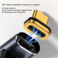 PD 140W Magnetic Charger Connector อะแดปเตอร์ USB Type-C 40Gbps การถ่ายโอนความเร็วสูง USB-C การชาร์จอย่างรวดเร็ว8K 120HZ Converter Adapter