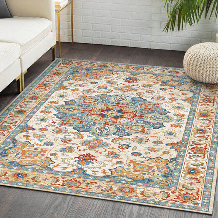 Living Room Rug Mordern Soft Abstract Distressed Area Rugs for Bedroom