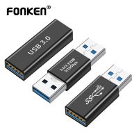 Fonken Usb 3.0 Type-C Otg ปลั๊กแจ็คอะแดปเตอร์ชาร์จ Male To Female F-F M-F แปลงไฟ