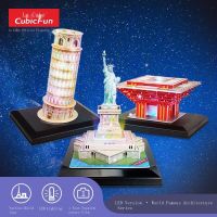 100 NEW Le cubic 3 d puzzle creative DIY gift of liberty; the big White House construction manual mode