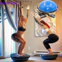 HR1 ฟิตเนส BOSU ลูกโยคะ hemisphere สมดุลลูกคลื่นลูกความเร็ว Balance Ball Trainer Fitness Ball Bosu Ball Yoga ball เทรนเนอร์บอล บอลสำหรับโยคะ ลูกบอลออกกำลังกาย พร้อม ที่สูบลม รุ่น 6006 แถมฟรีสายแรงต้าน ความเร็วคลื่นลูกโยคะหนา