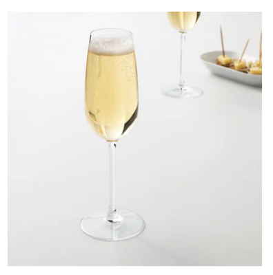 Champagne glass, clear glass 22 cl./ 6 pcs.